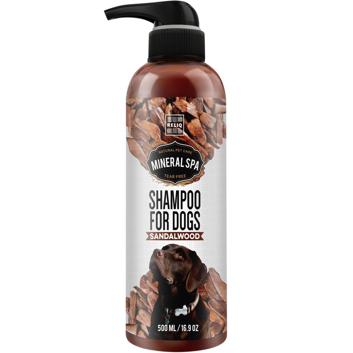 Шампунь Reliq Mineral Spa Sandalwood Shampoo для собак с маслом сандала 500 мл (S500-SND)