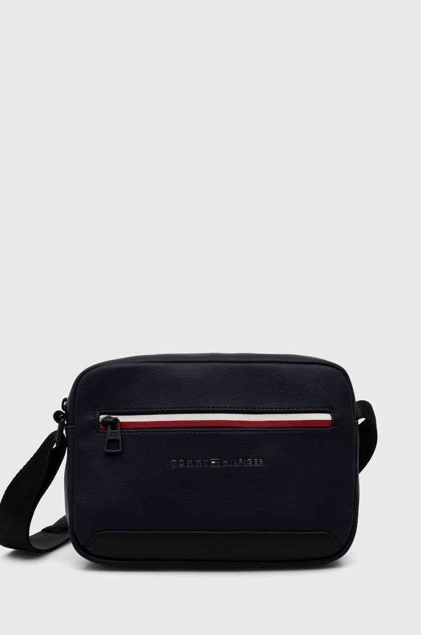 Мужская сумка через плечо Tommy Hilfiger Черный (TOM-013-BLK)
