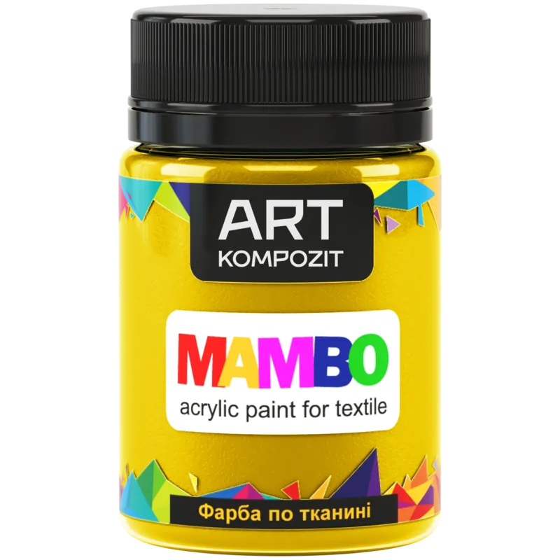 Краска по ткани ART Kompozit MAMBO 50 мл 4 Желтый основной (746657)