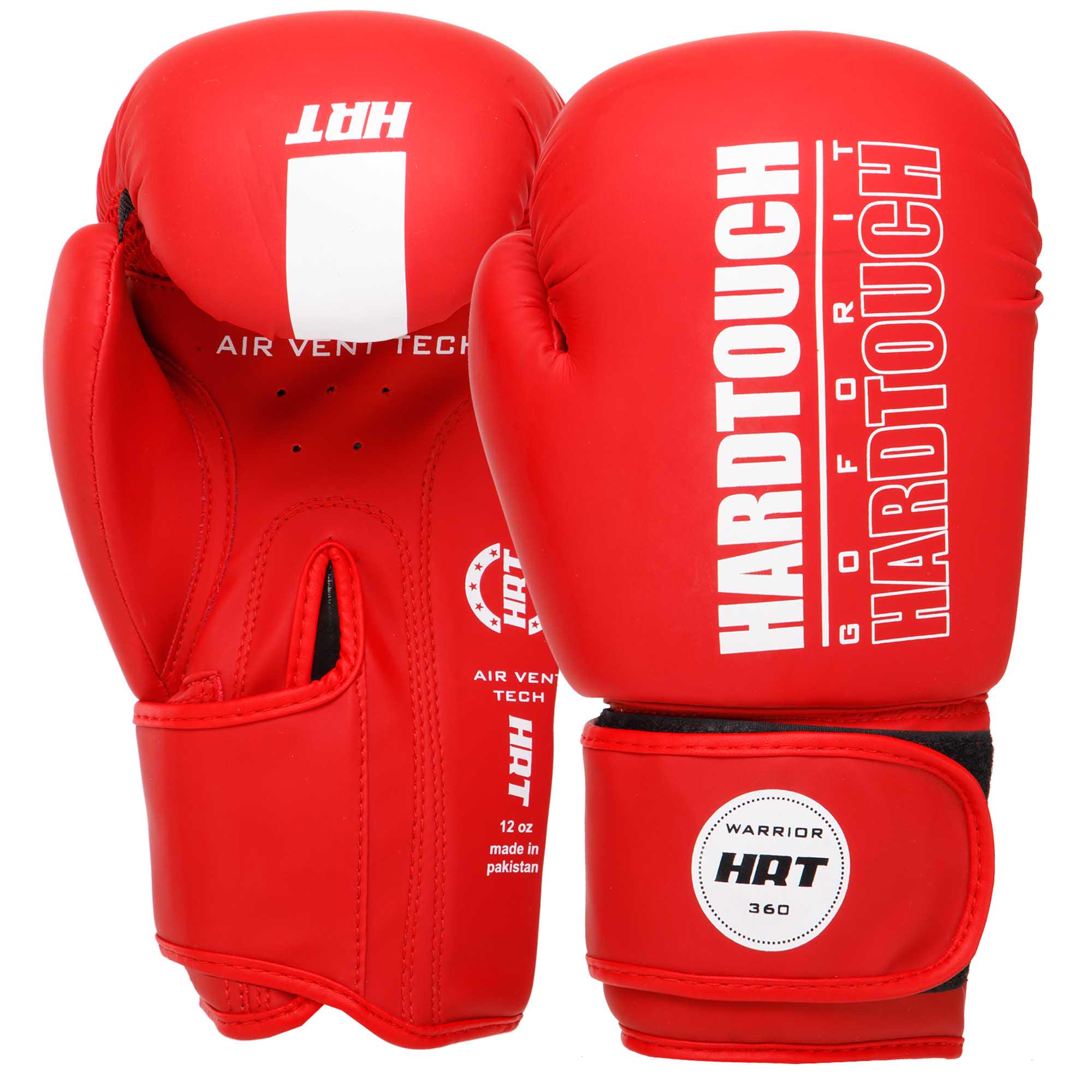 Рукавички боксерські Hard Touch PU на липучці 14 oz Червоний (BO-4436_Червоний_14_унції) Рукавички боксерські Hard Touch PU на липучці 14 oz Червоний (BO-4436_Червоний_14_унції)