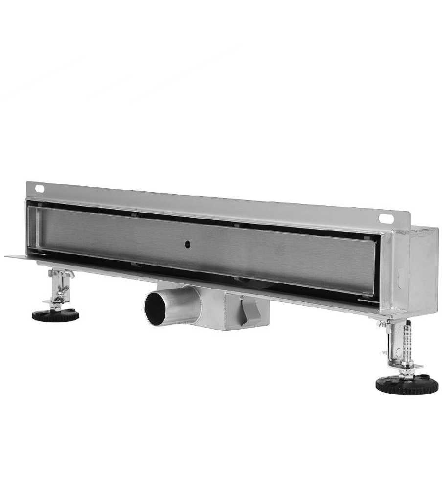 Трап душовий настінний з нержавіючої сталі FALA Brick 800х40х50 мм (75355)