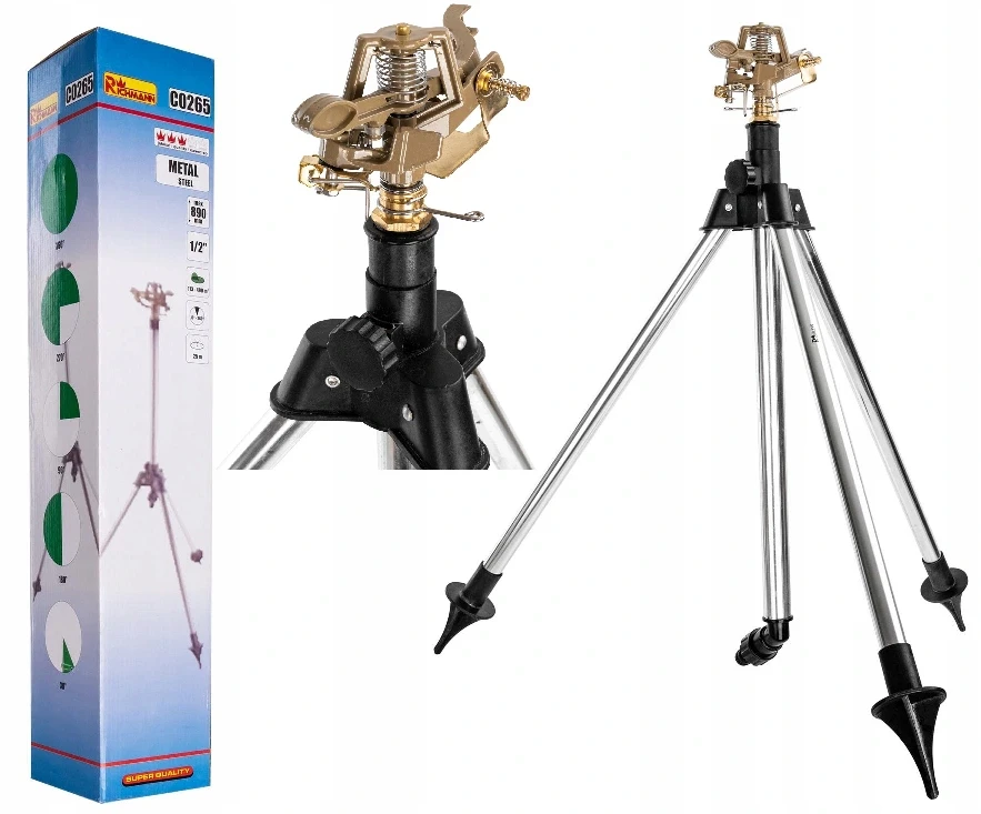 Зрошувач Forester імпульсний металевий на підставці 10 °С - 360 °Сдо 490 м² (C0265)