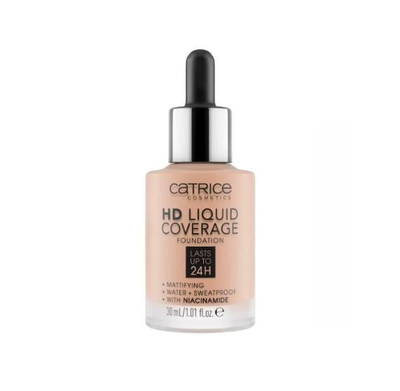 Тональная основа жидкая Catrice HD Liquid Coverage Fondation 020 Rose Beige 30 мл (2915105883)