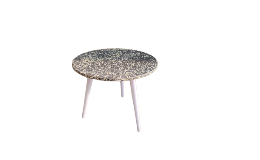 Стіл журнальний Recast Plastic 50 см Сірий граніт (СТ50)