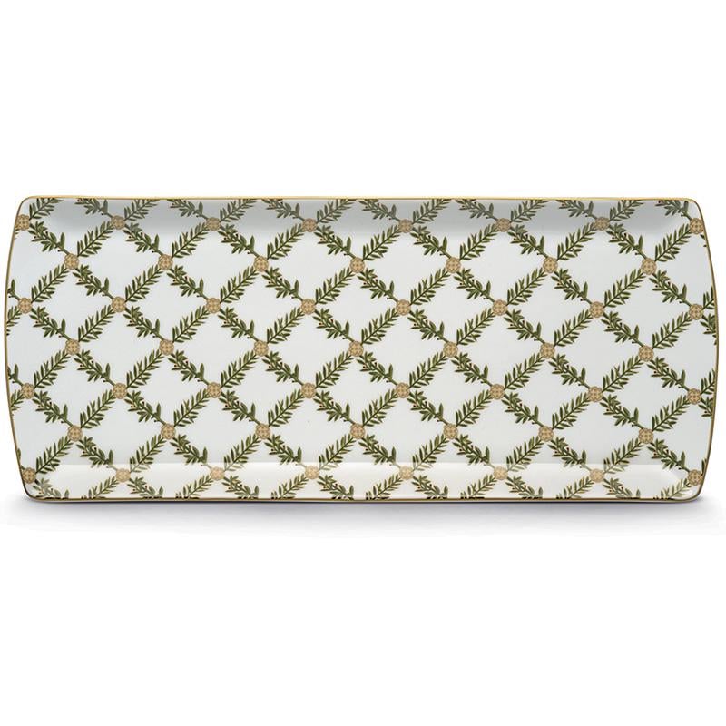 Блюдо прямоугольное Pozzi Milano Rosita 35x15 см (111006538)
