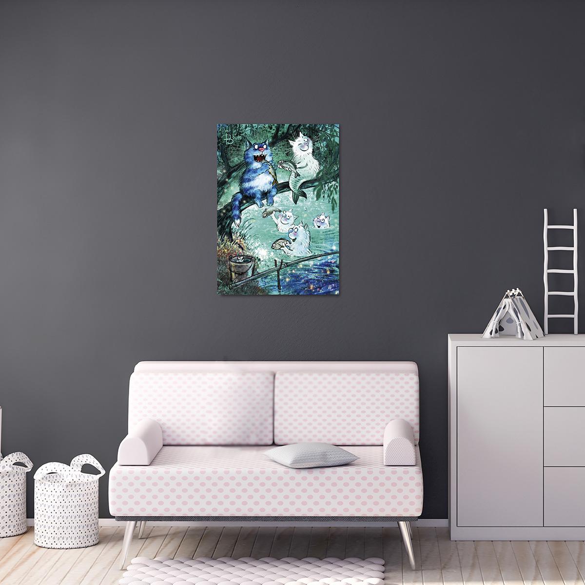 Модульная картина Русалки 1 модуль 30х45 см