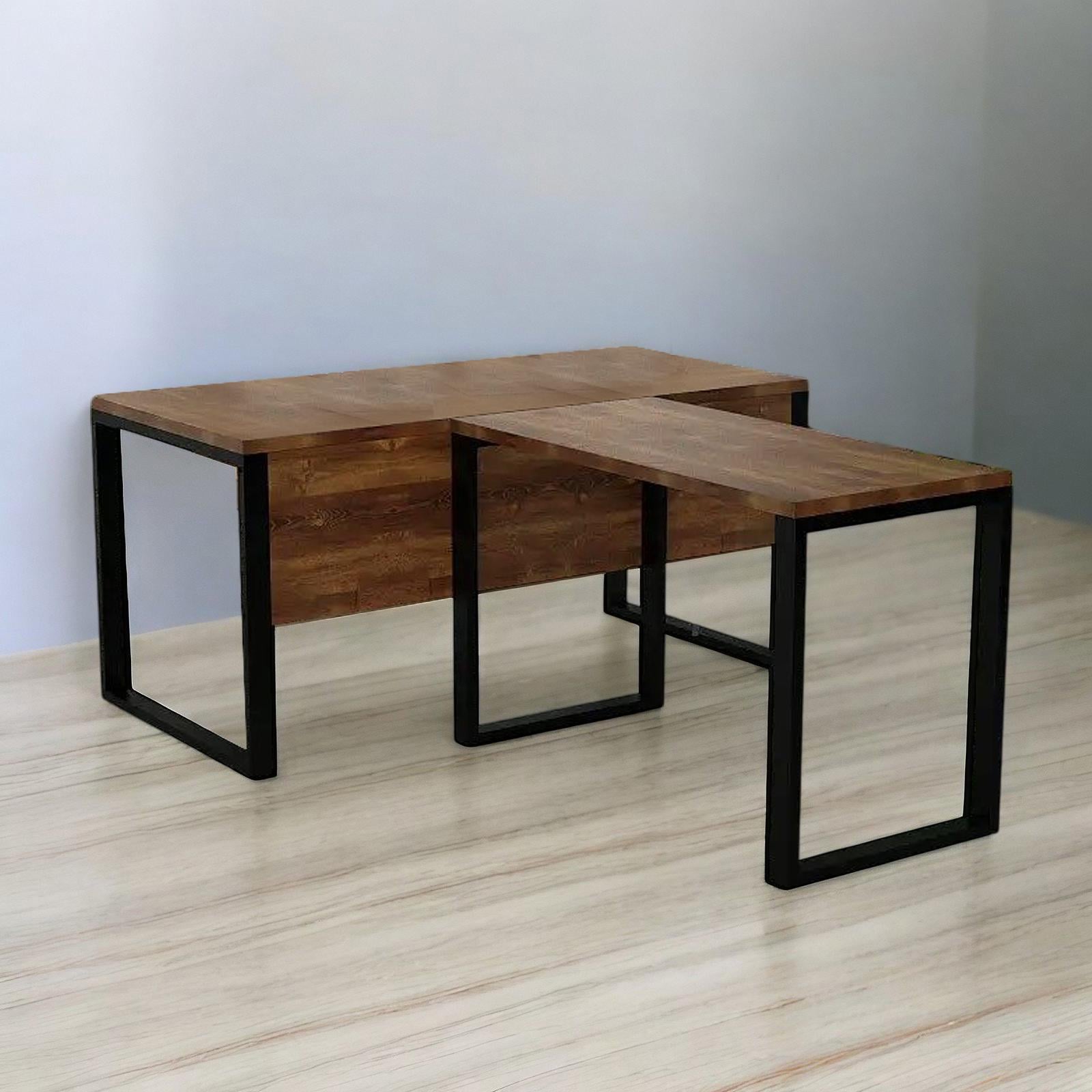 Стіл керівника Tobi Sho LOFT Volcano СКВ/3 стільниця 36 мм 1800х2000х765 мм Фаєрвуд