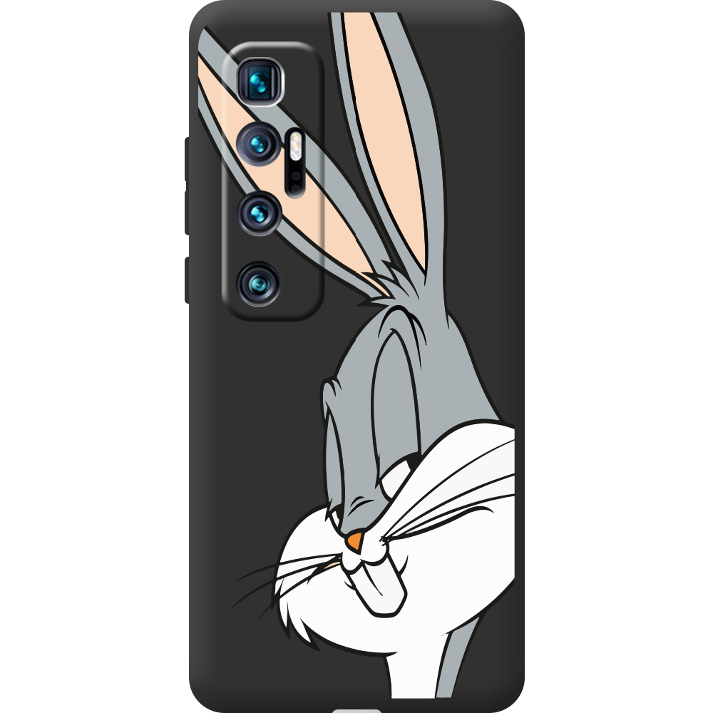 Чехол BoxFace Xiaomi Mi 10 Ultra Lucky Rabbit Черный силикон (44423-bk81-44450)