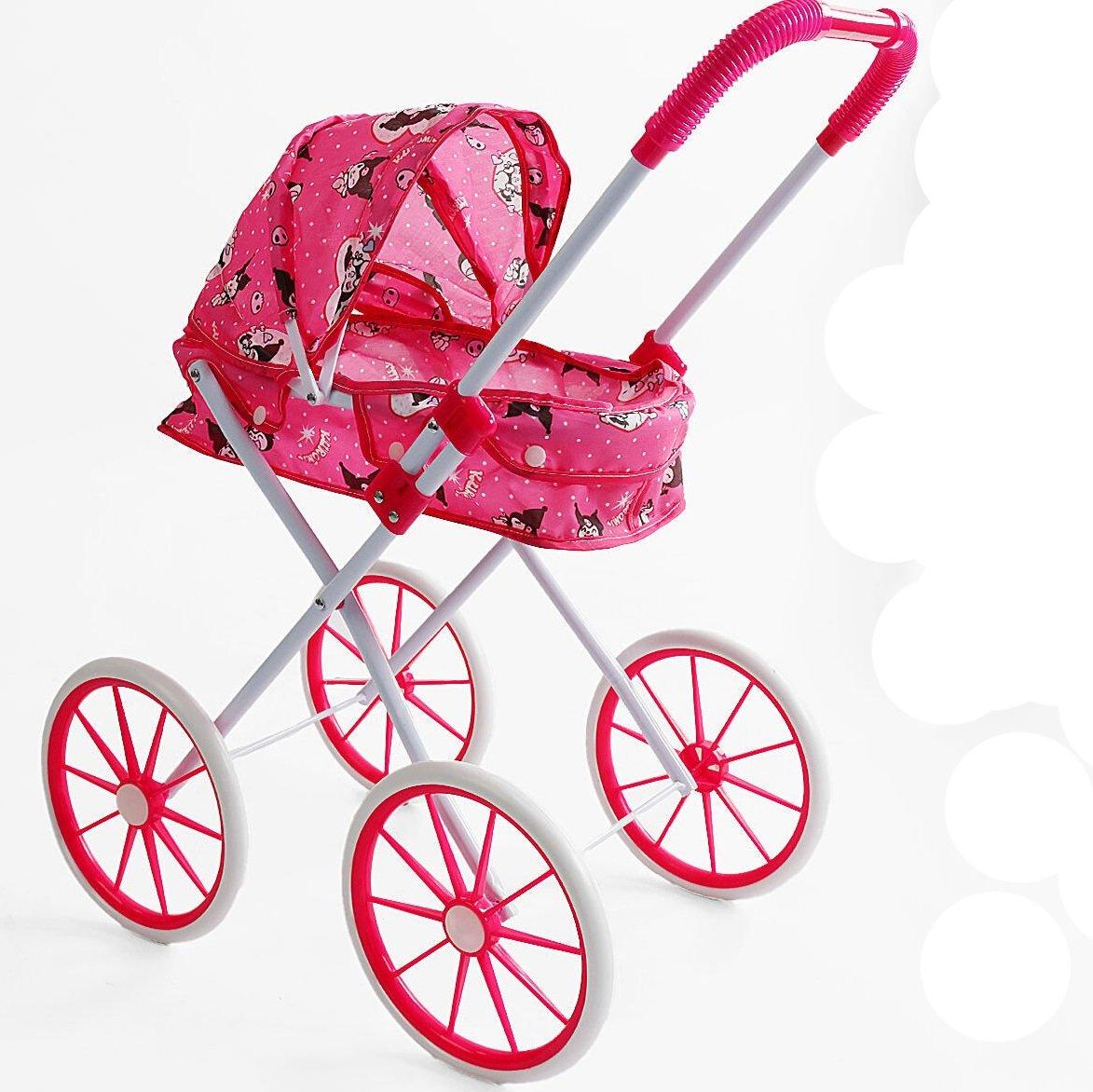 Коляска игрушечная для кукол TK Group с большими колесами складная (2762500662) - фото 2 Коляска игрушечная для кукол TK Group с большими колесами складная (2762500662) - фото 2