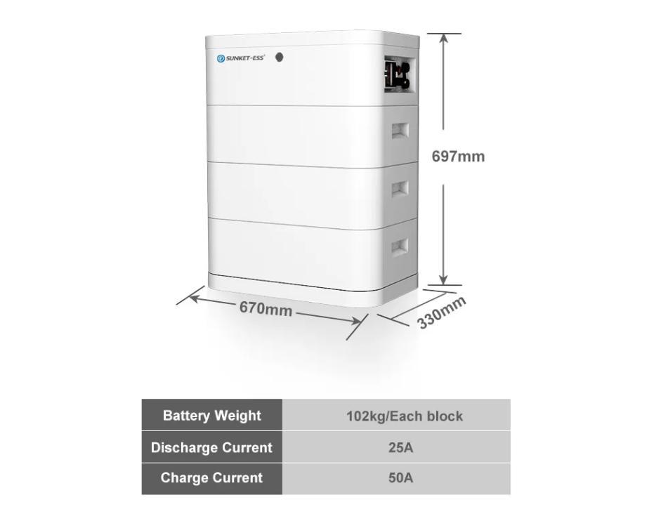 Комплект энергосбережения SUNKET-ESS 21 kWh (LFP 21kWh/HV) - фото 6