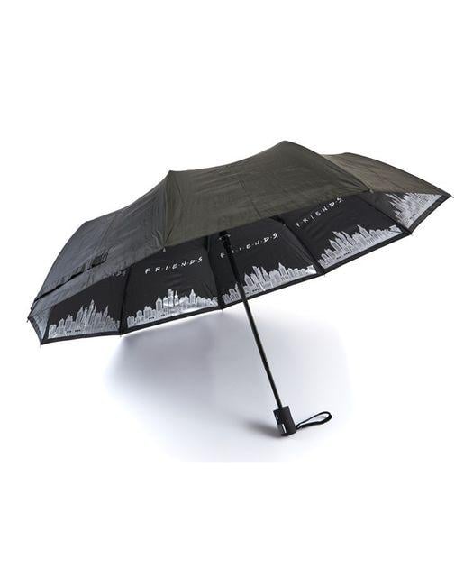 Зонтик Mario FRIENDS мужской полуавтомат на 9 спиц Черный (MR1011)