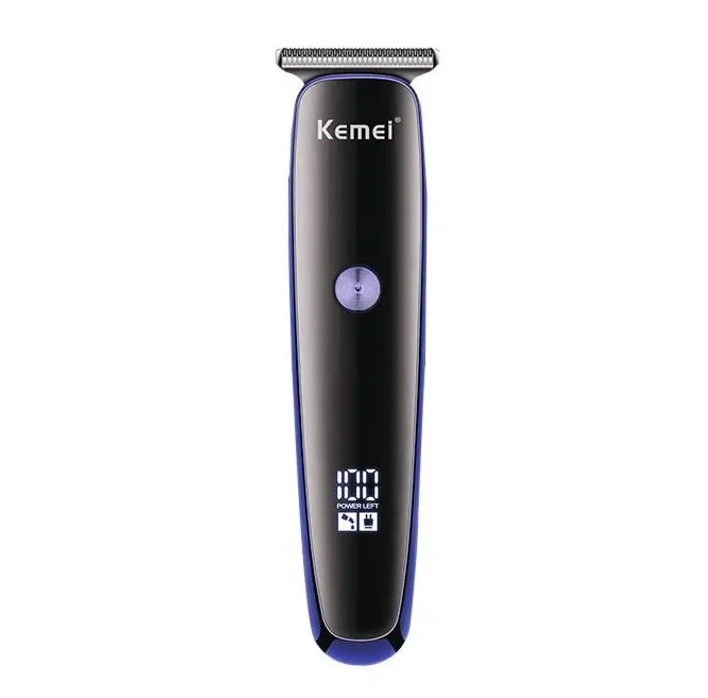 Машинка для стрижки волос Kemei KM-828 5Вт с 3 насадки Черный