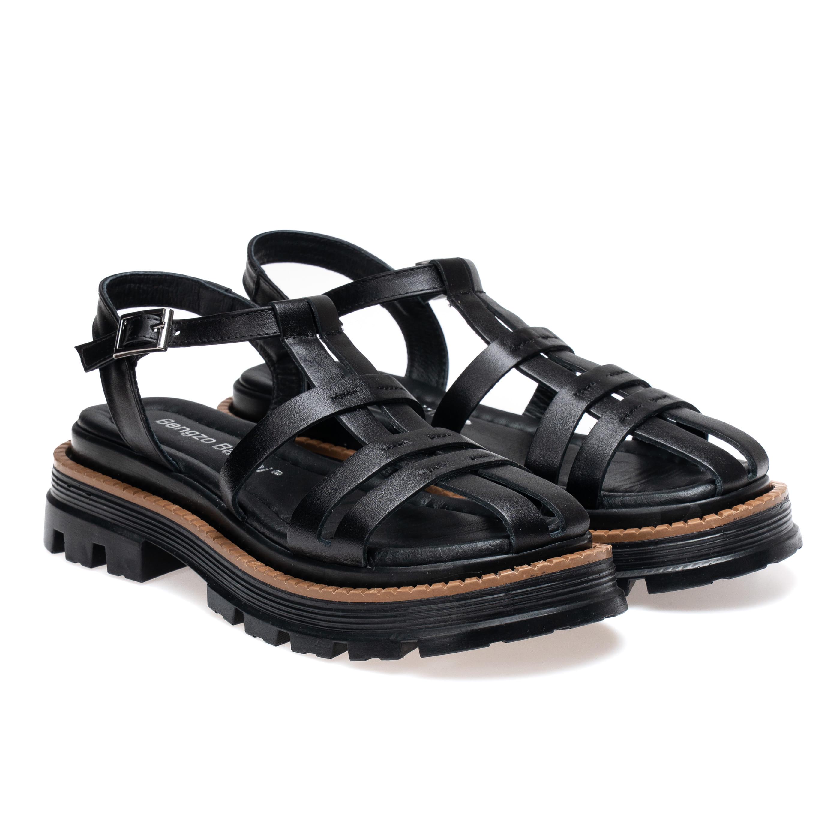 Босоножки Bengzo Baldini 01629 р. 38 Черный (104363912)