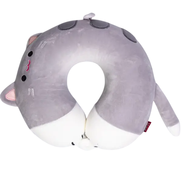 Подушка для шеи Kitty U-образная Серый (HP-56-11G)