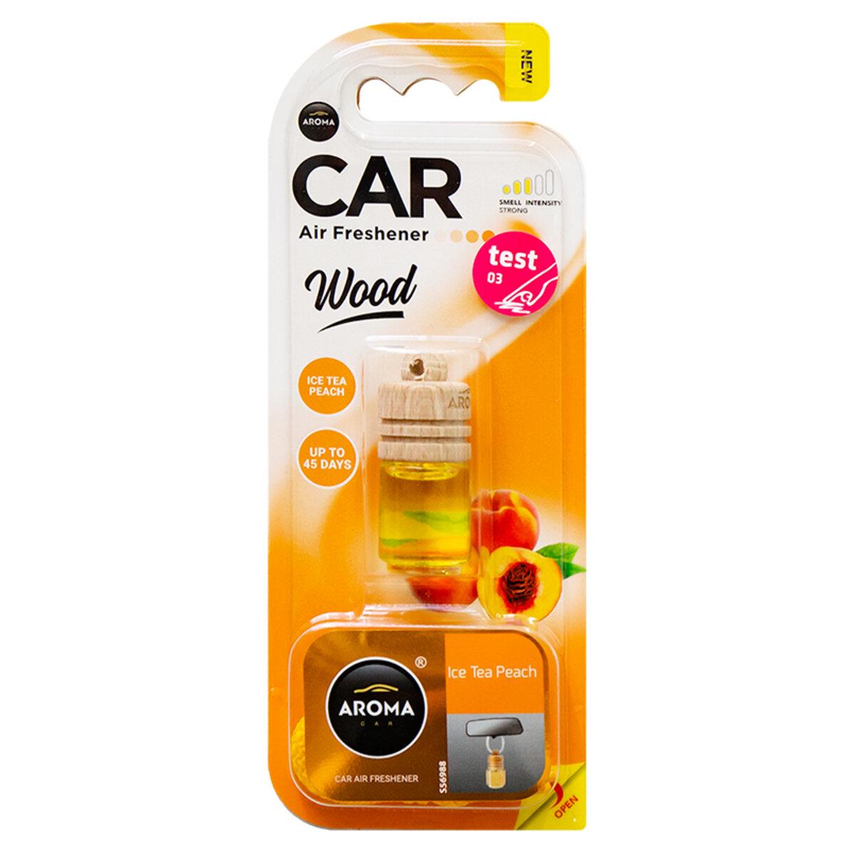 Ароматизатор Aroma Car Wood Ice Tea Peach 6 мл (2793-5281a)