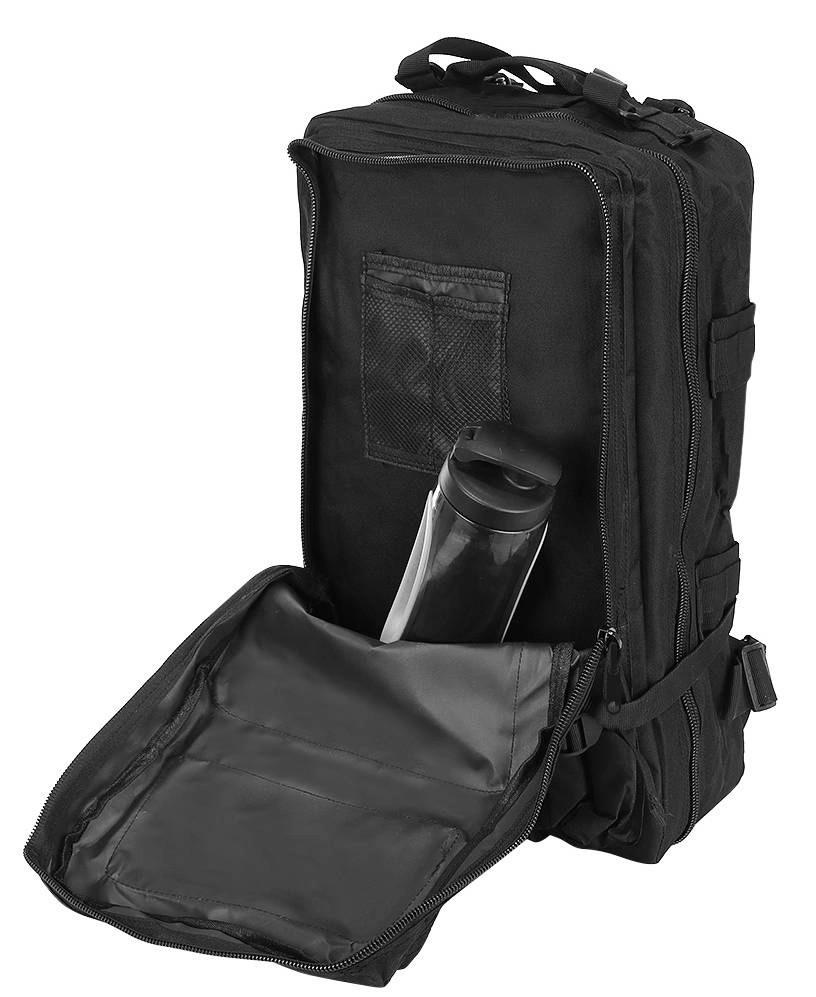 Рюкзак военный водонепроницаемый Trizand с креплением MOLLE 38 л Черный (27917685) - фото 3 Рюкзак военный водонепроницаемый Trizand с креплением MOLLE 38 л Черный (27917685) - фото 3