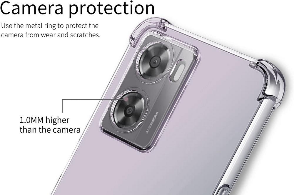 Прозорий чохол UltraAir MultiCam OPPO A57s (посилений кутами) (30251) - фото 2 Прозорий чохол UltraAir MultiCam OPPO A57s (посилений кутами) (30251) - фото 2