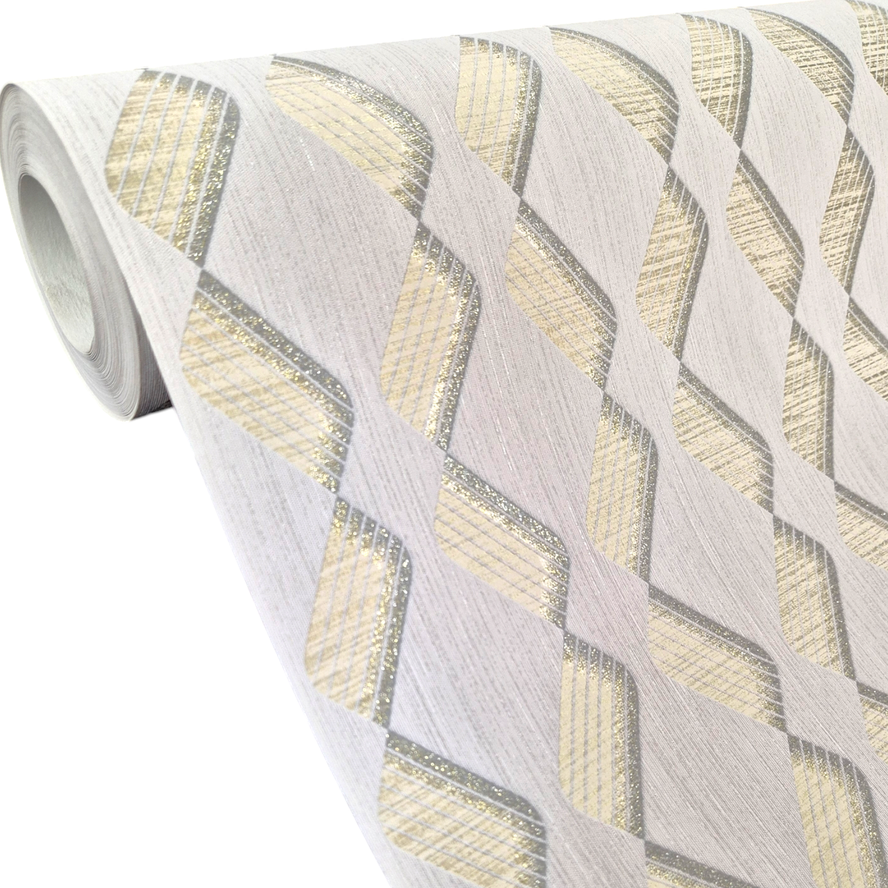 Обои виниловые Marburg 10,05x1,06 м Серо-бежевый (33604)