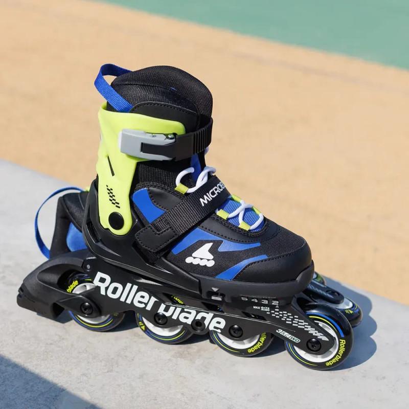 Ролики детские Rollerblade Microblade Black/Blue - фото 7