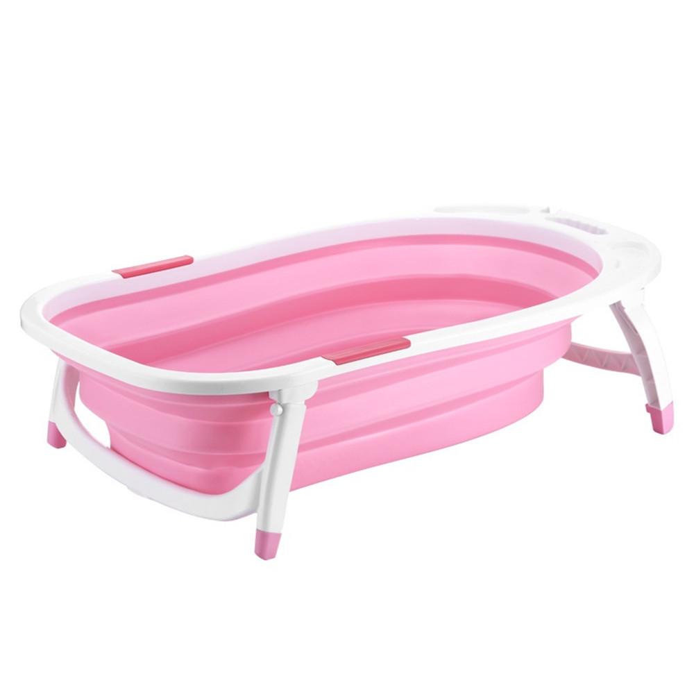 Ванночка складна SUNROZ Baby Foldable Bathtub для немовлят Рожевий (SUN4466)