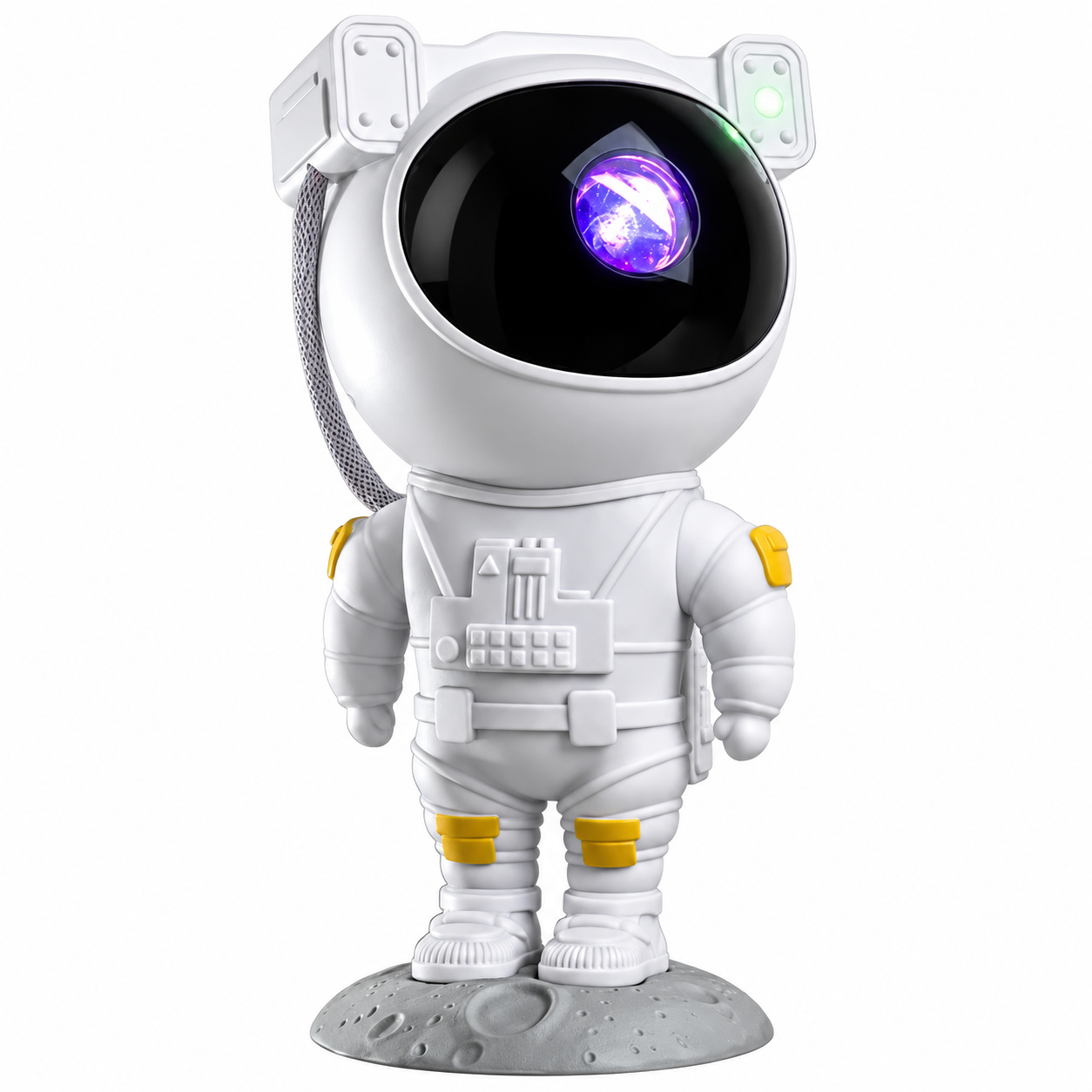 Ночник-проектор лазерный Laser Astronaut лазерный 532 нм пульт/таймер Белый (ML-07058)