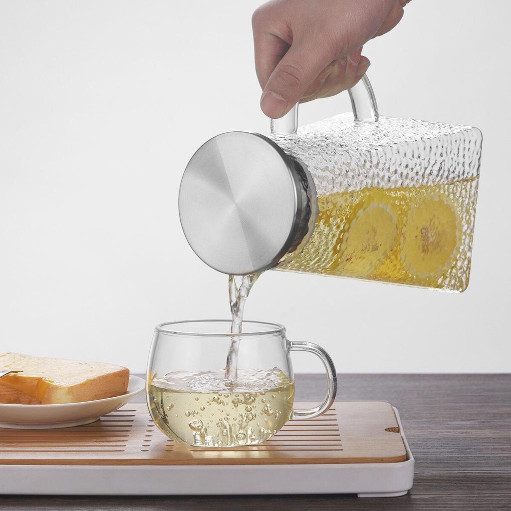 Кувшин стеклянный для напитков Edenberg EB-19581 1,3 л (2506382152) - фото 3