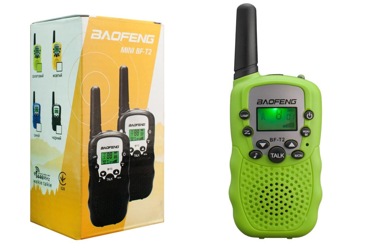 Рації Baofeng MiNi BF-T2 PMR446 Green (3876296) - фото 7