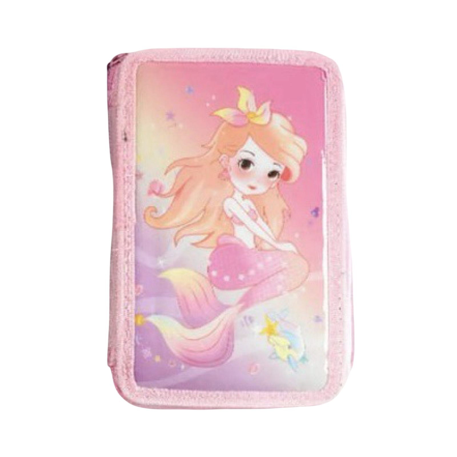 Пенал школьный C 60688-6 с двумя отделениями и набором канцтоваров (28177862)