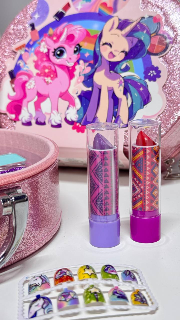 Набір косметики для дівчаток B510 з сумкою на 31 елементи Рожевий (2770142744) - фото 4 Набір косметики для дівчаток B510 з сумкою на 31 елементи Рожевий (2770142744) - фото 4