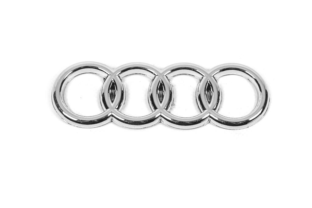 Эмблема 245 мм на 80 мм Davs Auto для Audi abs-пластик Хром