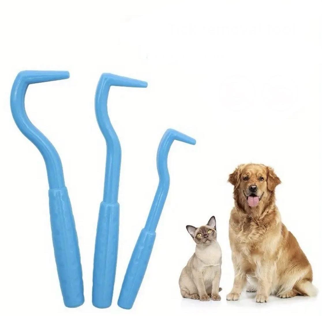 Пинцет для удаление клещей и блох у собак Blue - фото 2