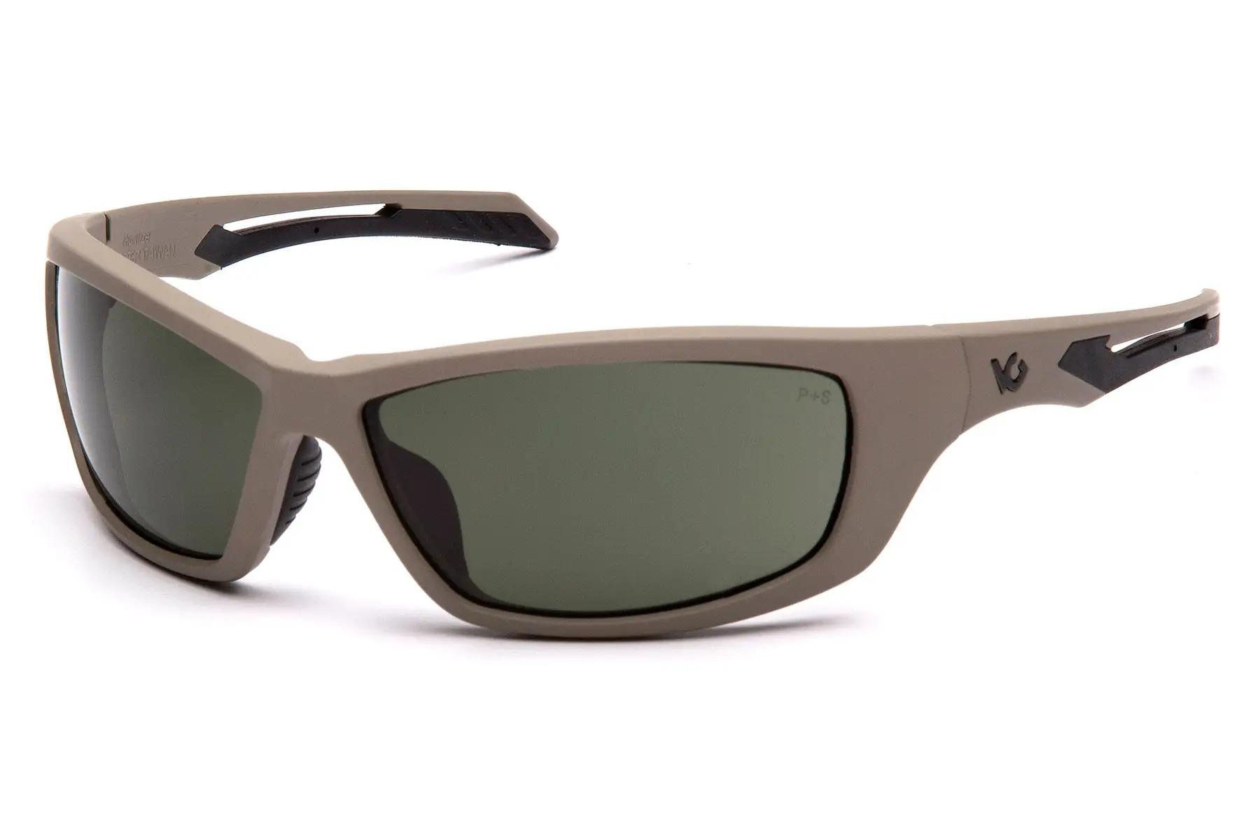 Окуляри захисні Venture Gear Tactical Howitzer Tan Anti-Fog Чорно-зелений/Пісочний (3ХОВІ-21)