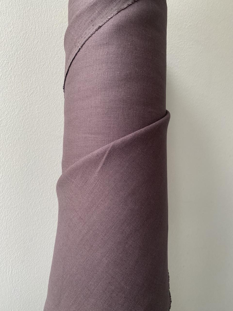 Ткань Linen Plus костюмная льняная Кофейный 1297 - фото 3 Ткань Linen Plus костюмная льняная Кофейный 1297 - фото 3