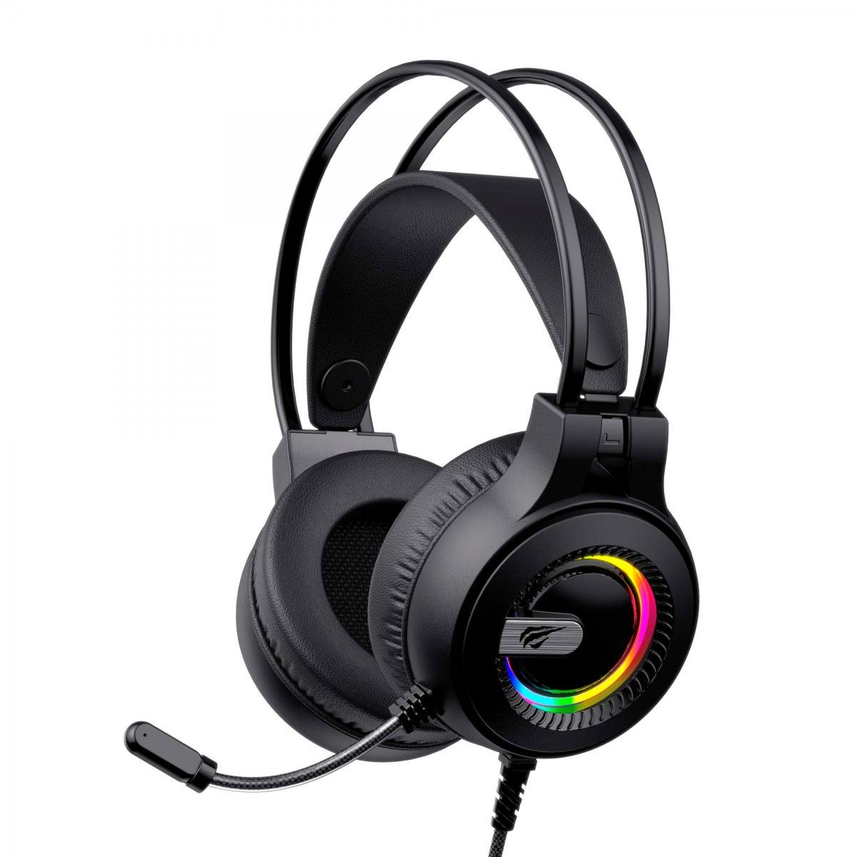 Наушники игровые с микрофоном HAVIT HV-H2040d RGB Black (62556)