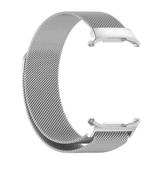 Ремешок металлический Milanese Magnetic для смарт-часов Samsung Galaxy Watch Ultra Серебряный