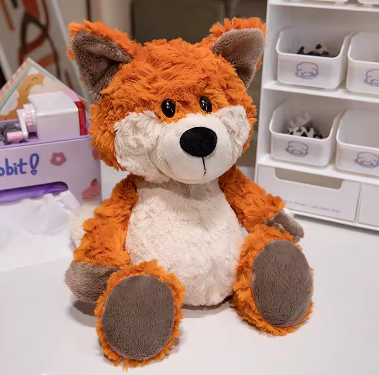 Мягкая игрушка детская плюшевая Лисенок Оранжевый