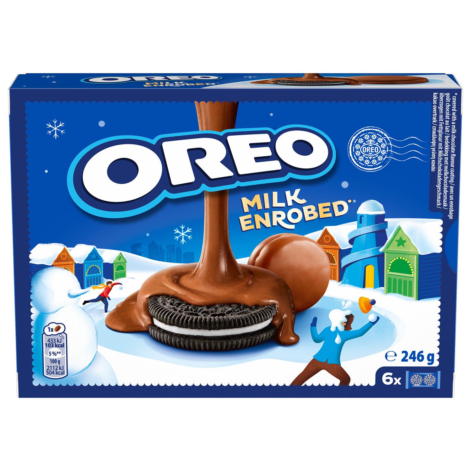 Печенье OREO 6 Milk Enrobed 246 г (23644173)