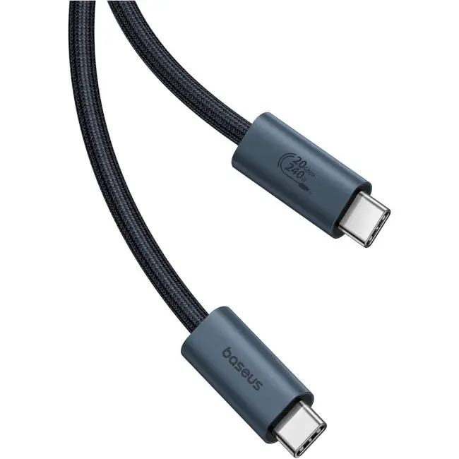 Кабель BASEUS Flash Series II USB4 Full-Featured Charging Cable Type-C to Type-C P10311803112-00 240W 2 м Black - фото 3