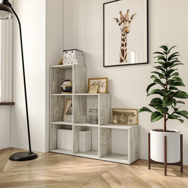 Стеллаж Moreli GT39 107,1х28х107,6 см Бетон (24275803)