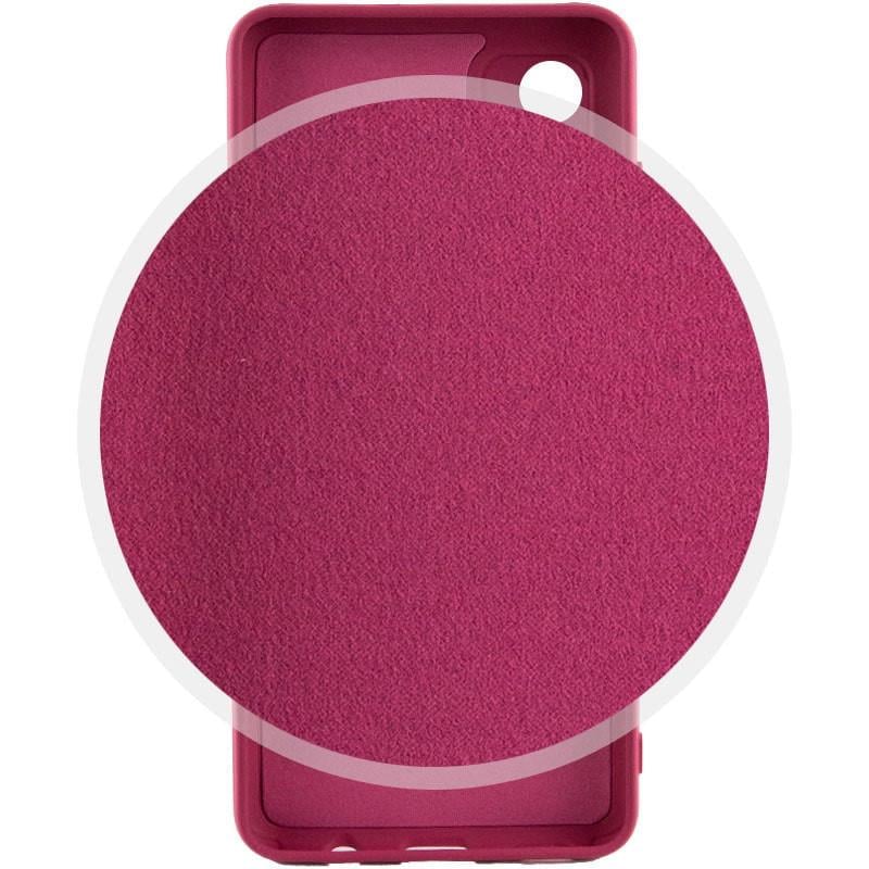 Противоударный Чехол Silicone Cover Lakshmi Full Camera (A) для Motorola Moto G04 / E14 Бордовый/Marsala - фото 3