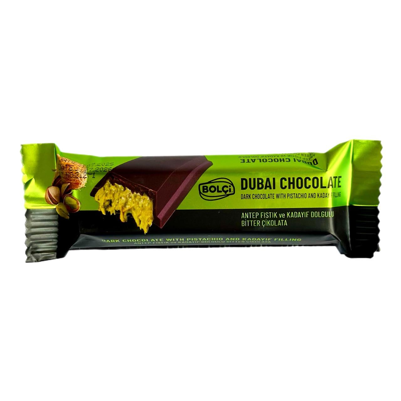 Черный шоколад Bolci с фисташкой 30 г (2796018107)