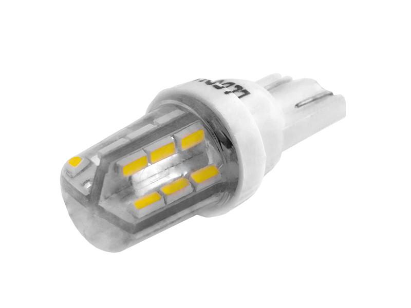 Автолампа светодиодная T10 W5W силикон 12 В SMD3014-24led Белый (1681)