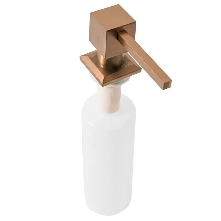 Дозатор для жидкого мыла Rea Copper врезной Розовое золото (RM-BAT-05013) - фото 2 Дозатор для жидкого мыла Rea Copper врезной Розовое золото (RM-BAT-05013) - фото 2