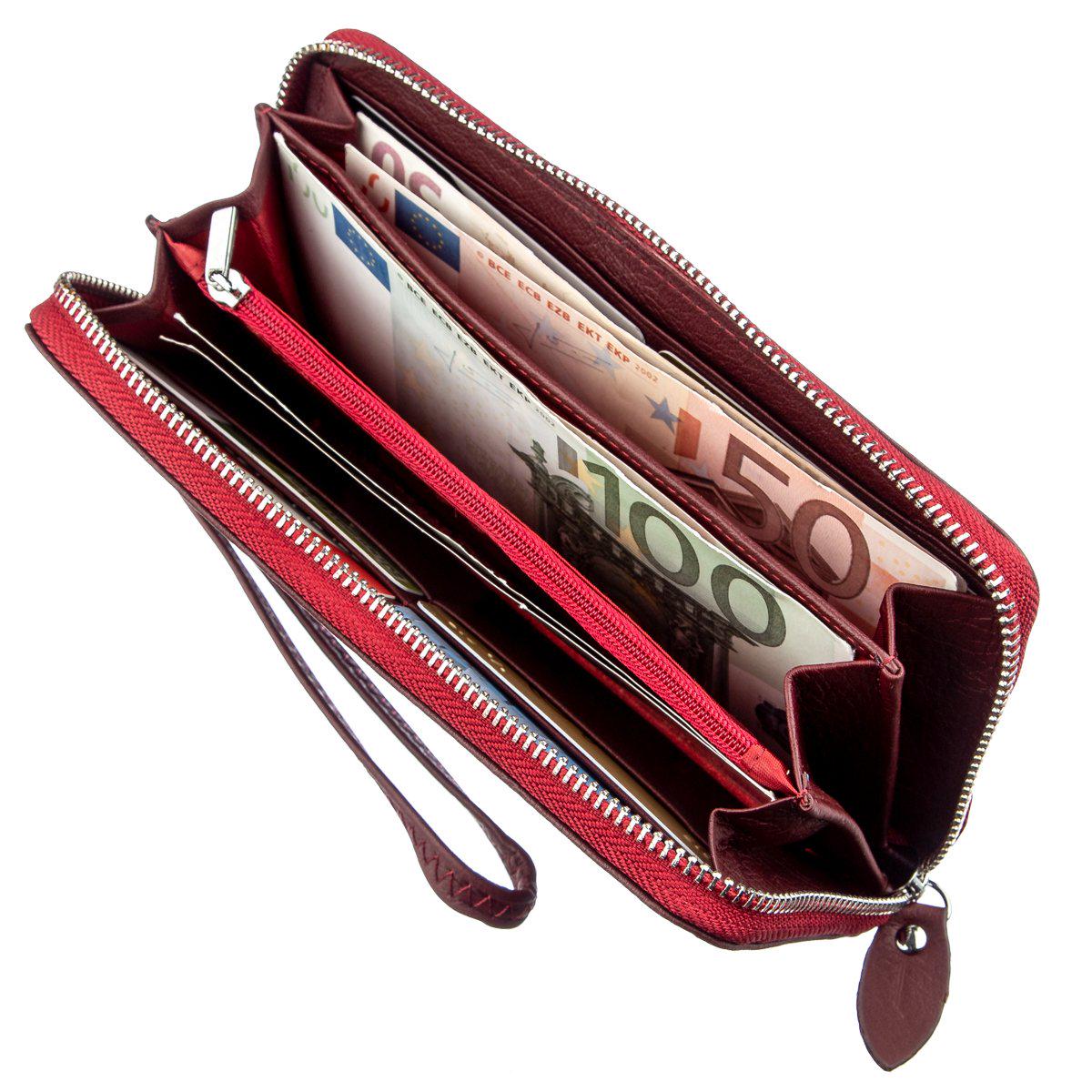 Кошелек ST Leather 18935 кожа Красный (31654) - фото 3 Кошелек ST Leather 18935 кожа Красный (31654) - фото 3