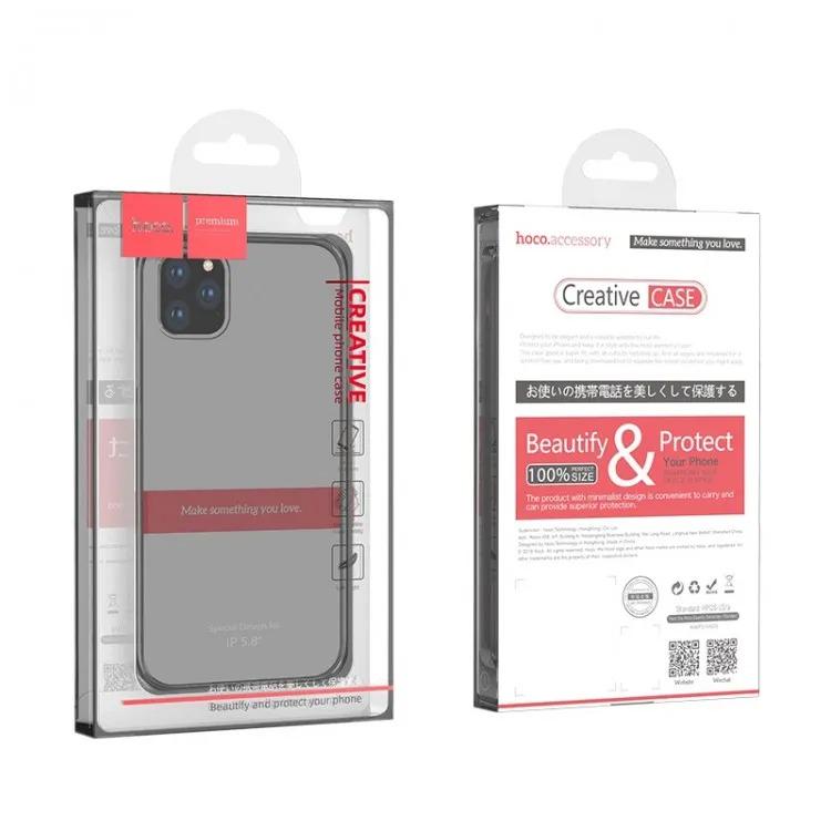 Накладка силиконовая Hoco Light series TPU iPhone 13 mini 5,4 чехол на айфон Черный - фото 4