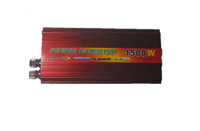 Інвертор автомобільного струму Power Inverter 12-220 1500 W 12 V UN-3058 (246262) - фото 1