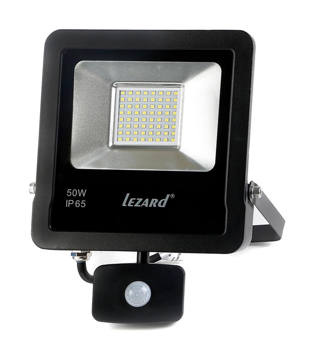 Прожектор світлодіодний Lezard PAL6550S з датчиком руху 50W 6500K 400 Lm (27803306) Прожектор світлодіодний Lezard PAL6550S з датчиком руху 50W 6500K 400 Lm (27803306)
