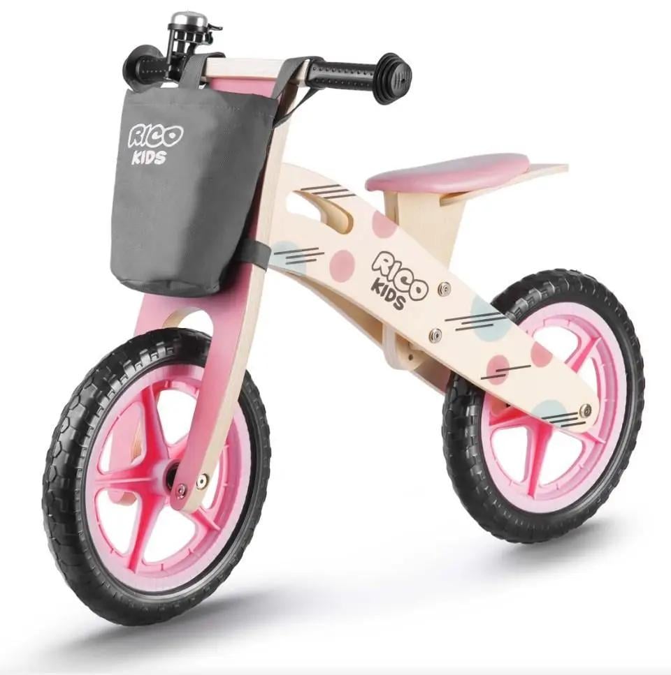 Велобіг дерев'яний Ricokids RC-611 Рожевий (7611)