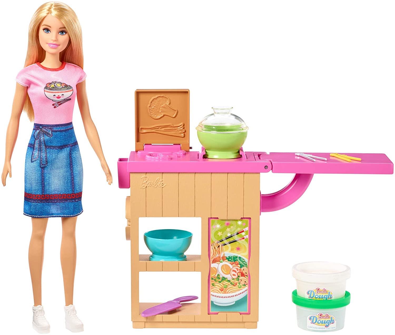 Игровой набор Barbie Noodle Bar Playset with Blonde Doll