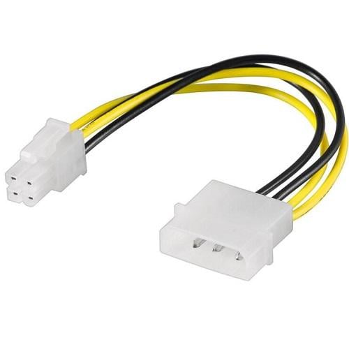 Кабель для процесора Value S0719 Molex M-4 pin F 0,2 м (561880)